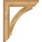 Ekena Millwork Thorton Slat Rough Sawn Bracket, Western Red Cedar, 6"W x 34"D x 40"H BKT06X34X40THR06RWR - alternate 4
